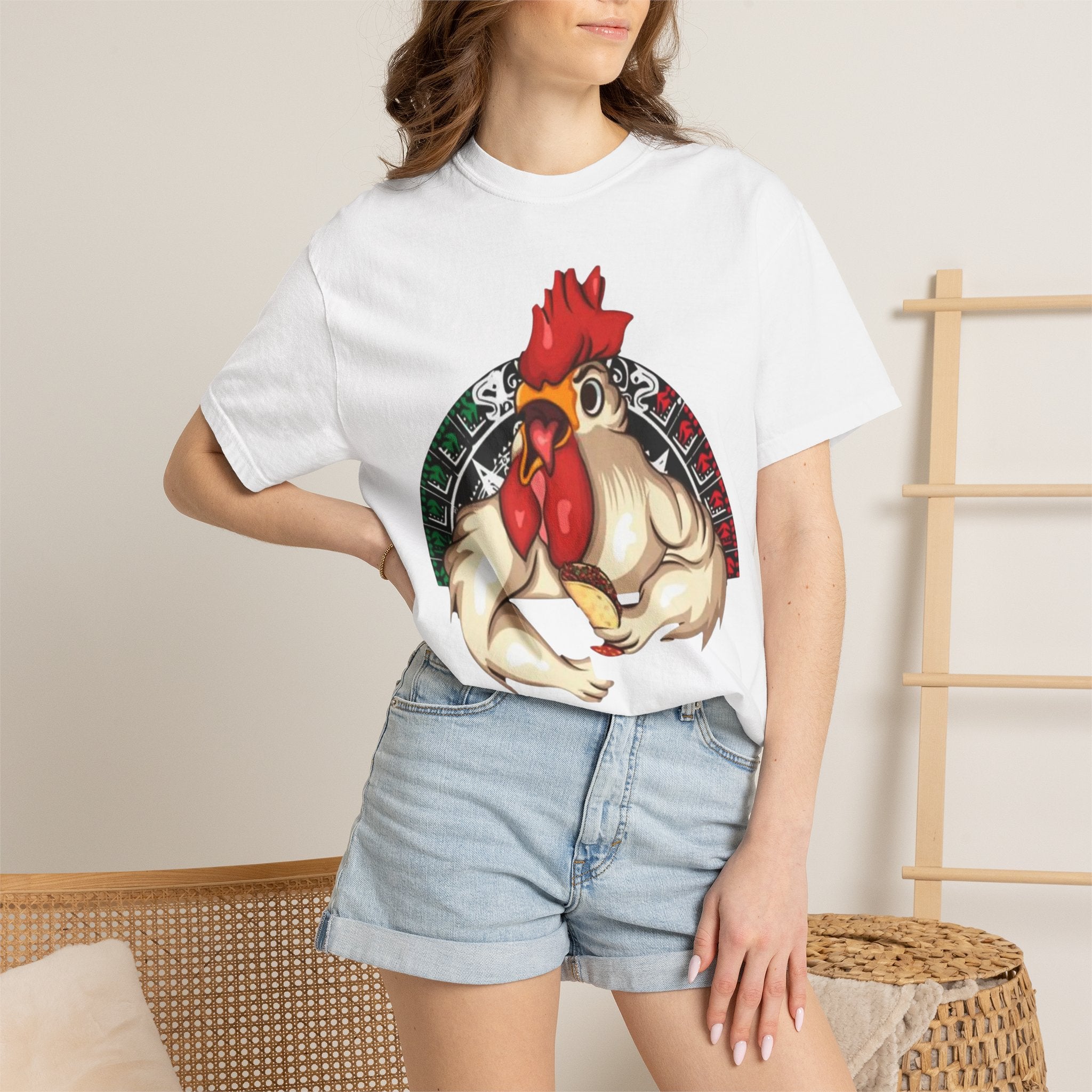 Chicken floating shirt