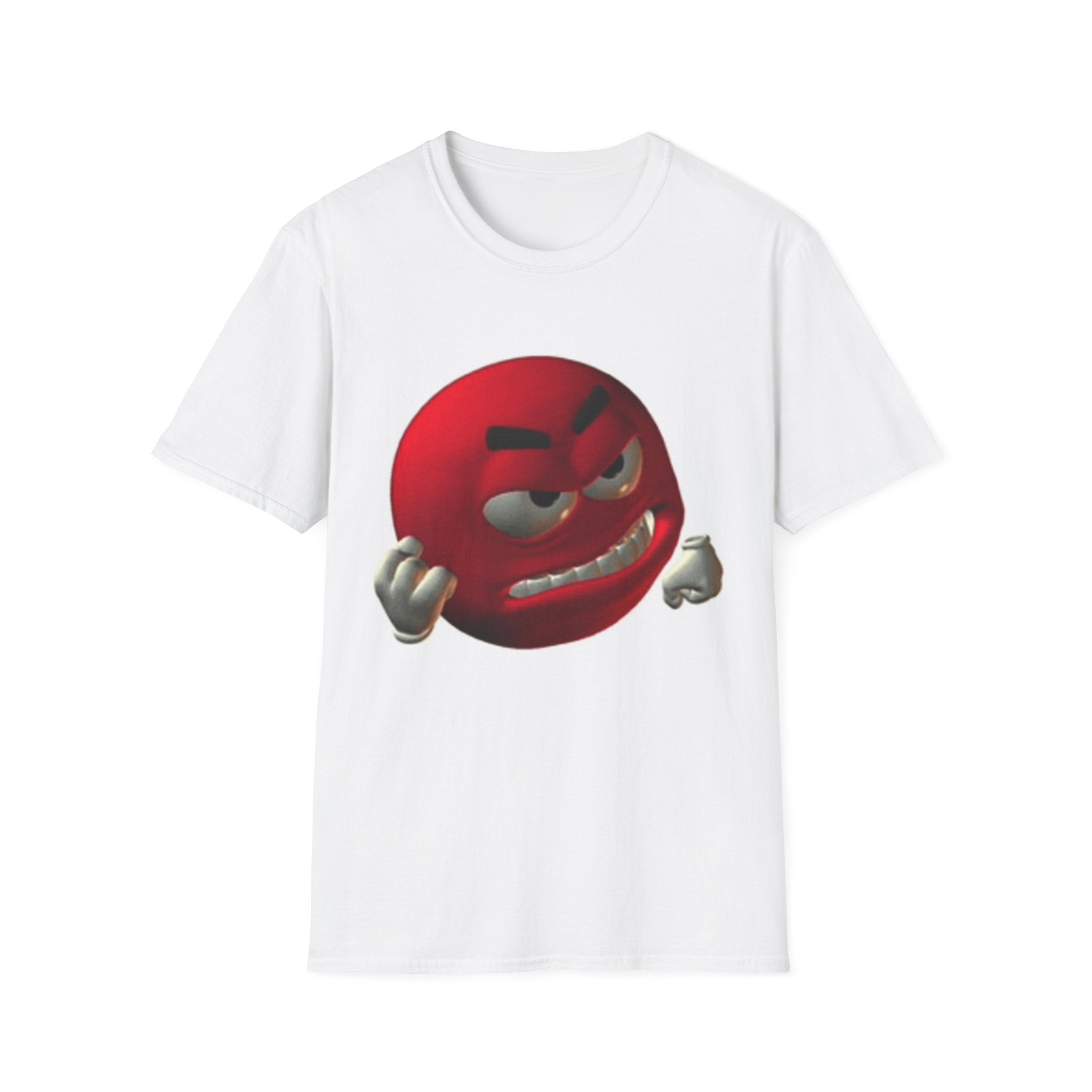 Red Angry Emoji T-Shirt